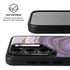 Lilac Watercolor Geode Galaxy S24 FE Kickstand Case